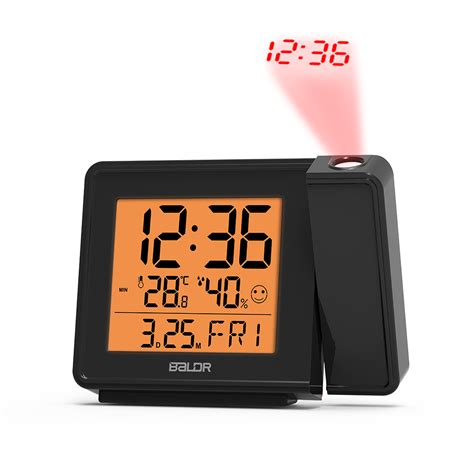 RADIO-CONTROLLED PROJECTION ALARM CLOCK