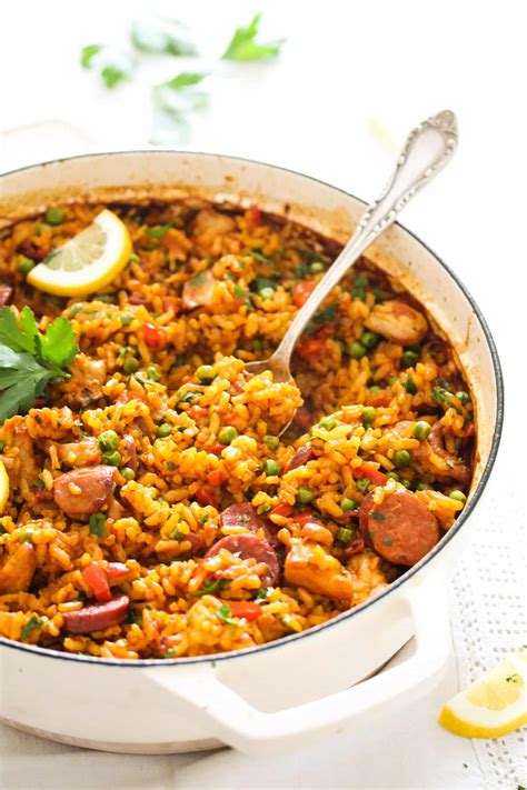 Chorizo Chicken Paella - Where Is My Spoon