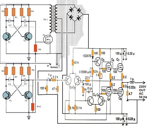 Simple Inverter Circuit Diagram 1000w