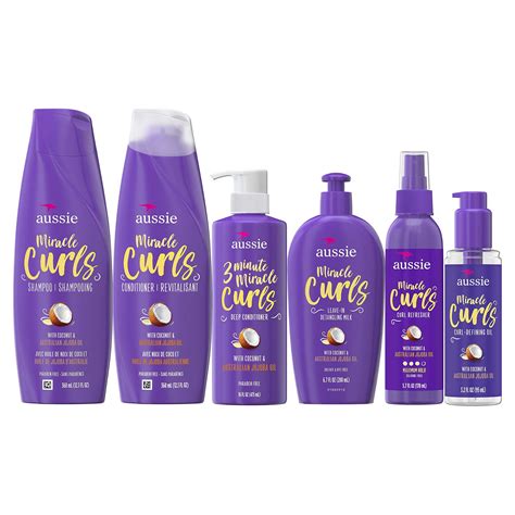 Aussie Aussie Miracle Curls Collection: Shampoo, Conditioner, Deep ...