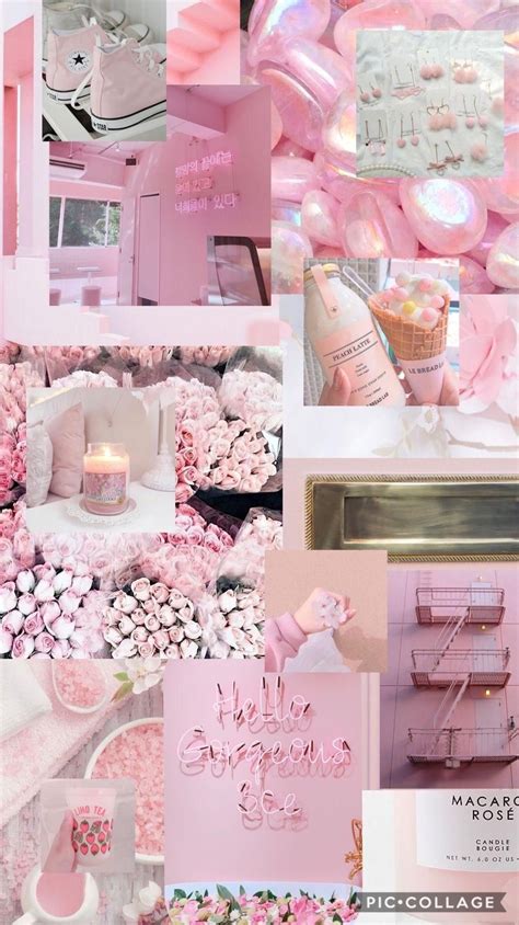 Pink Aesthetic Collage DBC | Hintergrund iphone, Hintergrundbilder ...