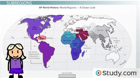 Major Geographical Regions of the World | Overview, List & Map - Lesson ...