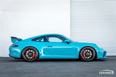 Miami Blue Porsche 991.2 GT3 RS - GMG Racing | Gt cars, Porsche cars ...