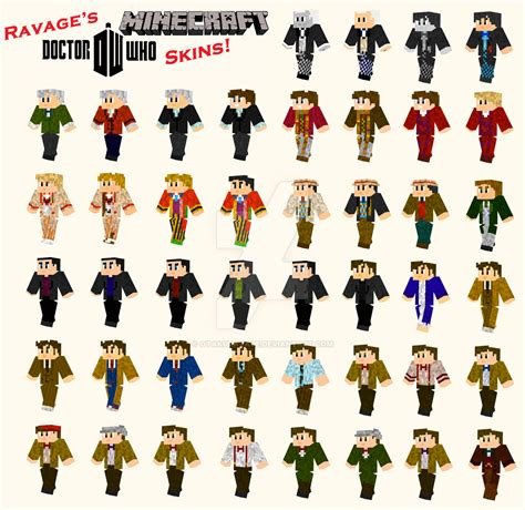 Doctor Who Minecraft Skins - Original Collection by OtakuRavage on ...