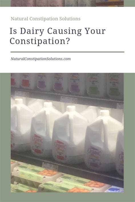 Is Dairy Causing Your Constipation? – Natural Constipation Solutions