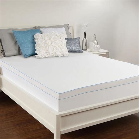 Sealy 3 in. Queen Memory Foam Mattress Topper-F02-00050-QN0 - The Home ...