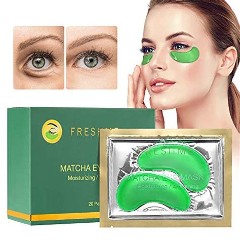 FRESHME Matcha Eye Mask - 20 Pairs Under Eye Patches Aloe Vera Extract ...