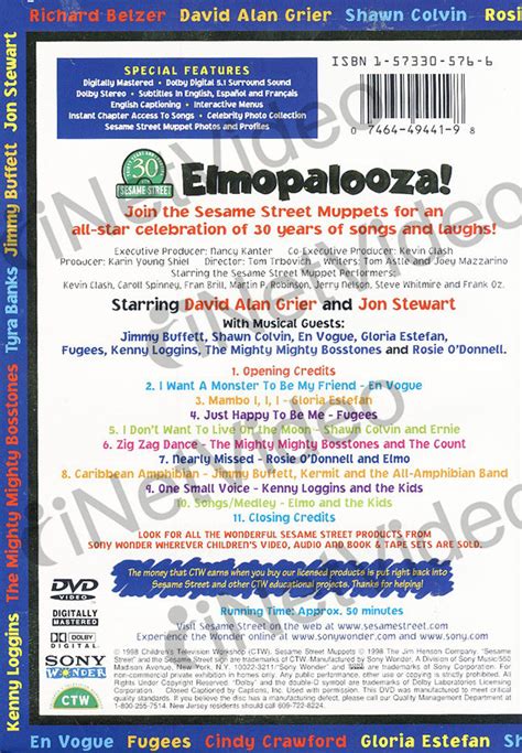 Elmopalooza! - (Sesame Street) on DVD Movie