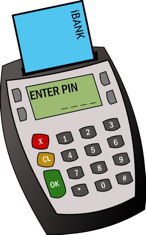 Chip and Pin Machine - Openclipart