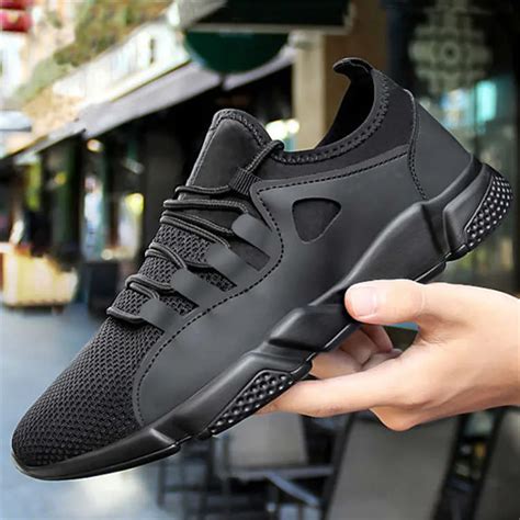 Shoe man Sneakers Breath Jogging for men sports running Shoes Fly Weave ...