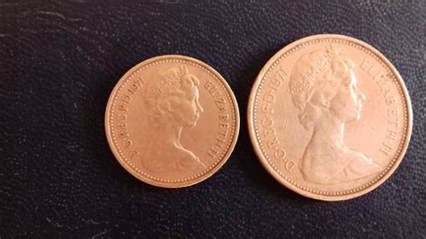 VERY RARE NEW PENCE 2p coin 1971 and NEW PENNY 1p coin 1971 | Penny ...