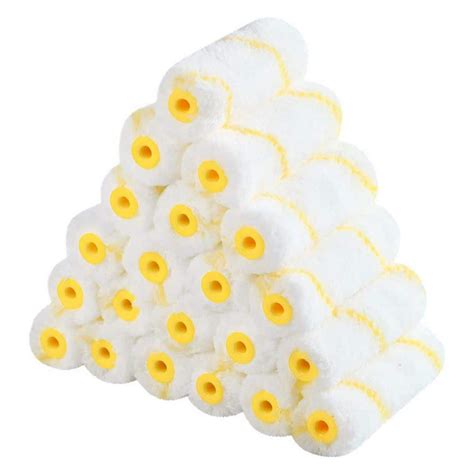 Dracelo 4 in. x 1/2 in. Microfiber Paint Roller Covers (24-Pack ...