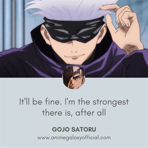 10+ Best Gojo Satoru Quotes In Jujutsu Kaisen - Anime Galaxy