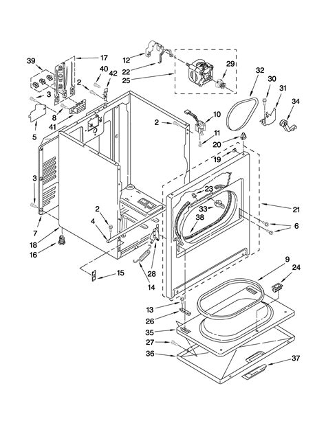 Whirlpool Dryer Wed4815ew1 Diagram