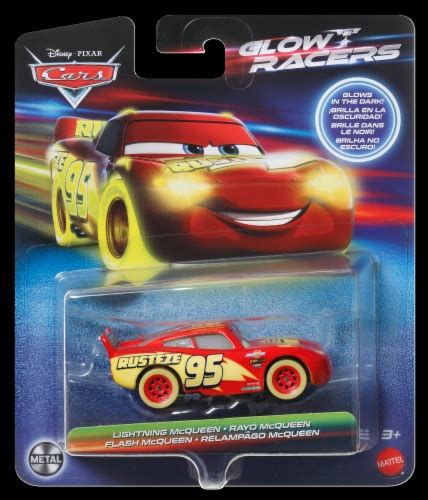 Mattel Disney and Pixar Cars Glow Racers - Lightning McQueen, 1 ct ...