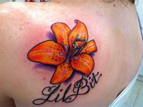 My new tattoo!! (Nickname,tiger lily) major color I love it(; | Tattoos ...