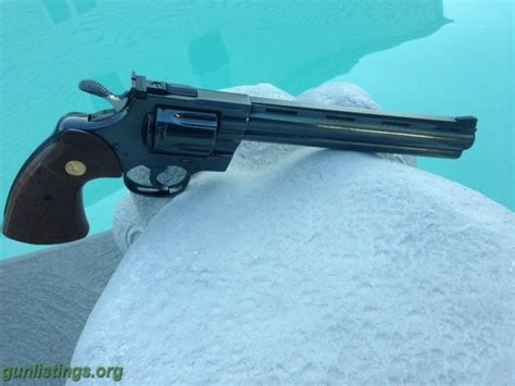 Gunlistings.org - Pistols Colt Python 8 Inch Blue