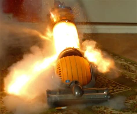 Watch a Lit Cigarette Blow up a Vacuum Cleaner