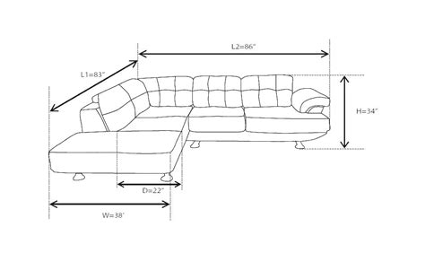 Standard Sofa Dimensions Metric - Sofa Design Ideas