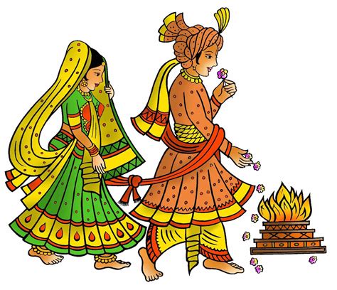 Wedding-Ceremony Wedding-Ceremony | Wedding drawing, Hindu wedding ...