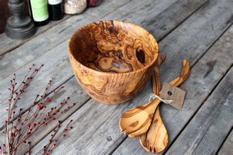 Salad Wood Bowl Wooden Bowl Bowls Salad Bowl Wedding Gift - Etsy