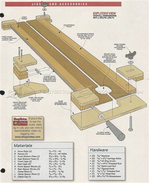 Router Dado Jig Plans • WoodArchivist