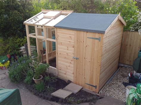 Bespoke Wooden Greenhouse & Shed Combination Building | Greenhouse shed ...