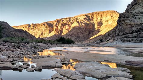 Sunset in the Fish River Canyon, Namibia [OC] [4160x2140] : r/EarthPorn