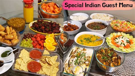 Special Indian Dinner Menu For Guest|Indian Dinner/Lunch Ideas|Starter ...