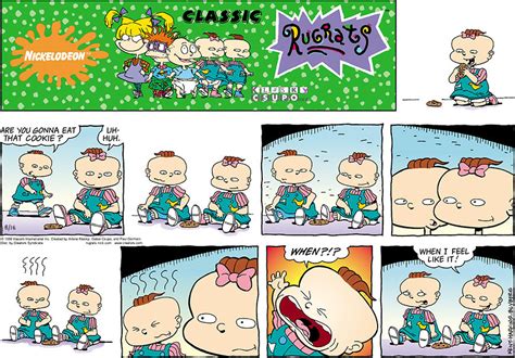 NickALive!: Classic Rugrats Comic Strip for Sunday, August 16, 2020 ...