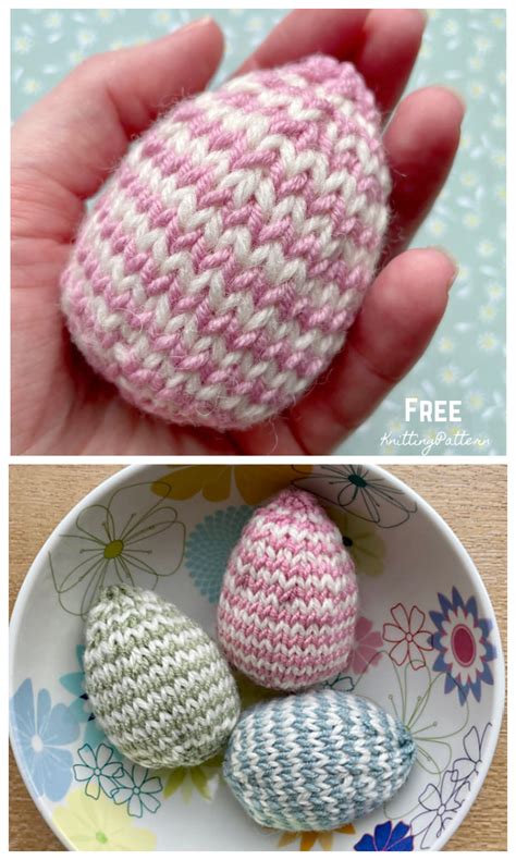 Knit Easter Eggs Free Knitting Patterns - Knitting Pattern