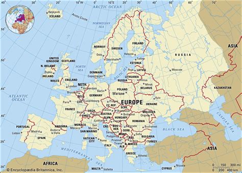 Countries of Europe Continent | Europe map, Europe continent, Europe facts