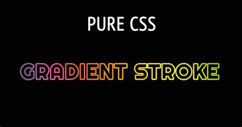 CSS Gradient Stroke Effect - Lena Design