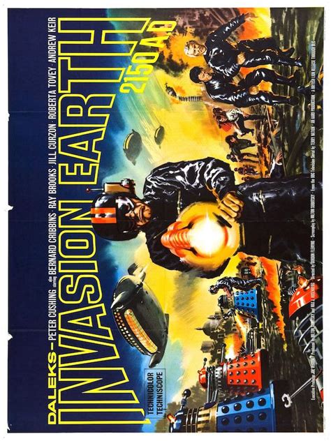 Daleks' Invasion Earth 2150 A.D. (1966) - Poster UK - 2247*3000px