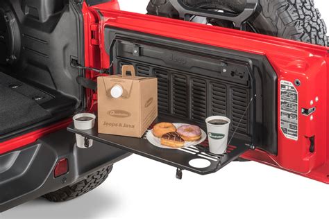 Mopar 82215416AD Tailgate Table for 18-21 Jeep Wrangler JL | Quadratec