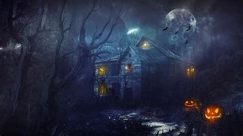 Download Zoom in on this Spooky Halloween Background | Wallpapers.com