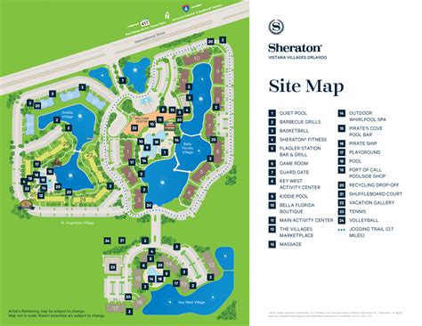 Sheraton Vistana Villages - Map