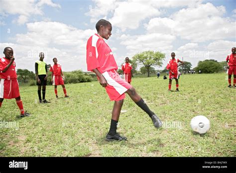 Black Kids Playing Football