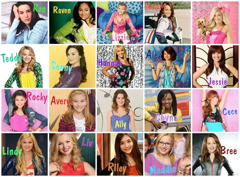 Image - Disney Channel Girl Character Collage (Size).jpg | Liv and ...