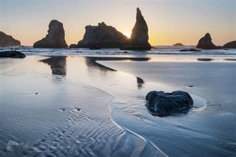 Bandon Beach Sunset - Alan Crowe Photography