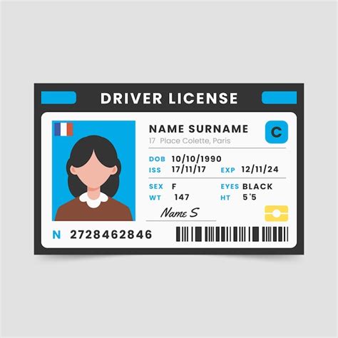 Drivers License Template