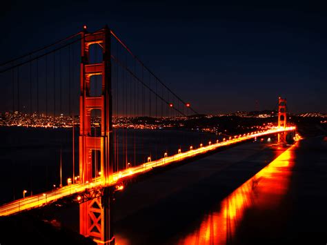 Golden Gate Bridge Night Wallpapers - Top Free Golden Gate Bridge Night ...