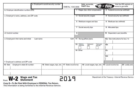 Printable W2 Form For New Employee - Printable Form, Templates and Letter