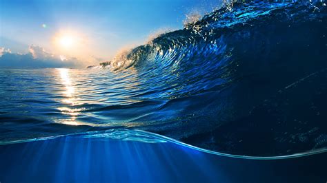 Download Ocean Nature Wave 4k Ultra HD Wallpaper