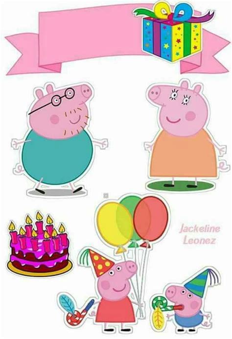 Cake Toppers Peppa Pig Character Free Printable Images - img-weed