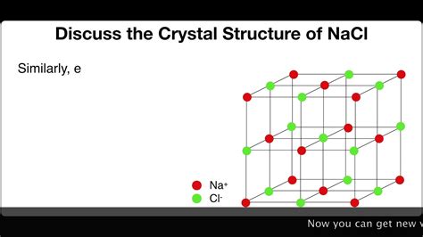 Discuss the crystal Structure of NaCl. | Solid State | Physical ...