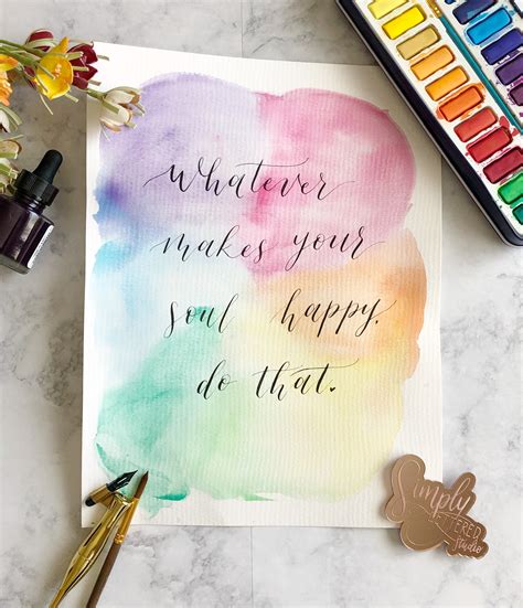 Watercolor Painting Calligraphy | ubicaciondepersonas.cdmx.gob.mx