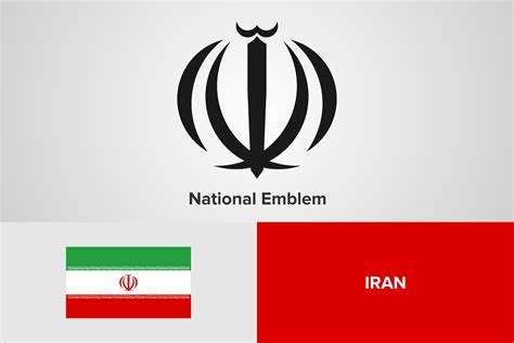 Iraq National Emblem & Flag Template Graphic by shahsoft · Creative Fabrica