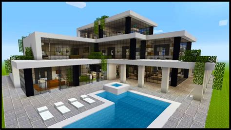 Minecraft: Modern Mansion Tour - YouTube