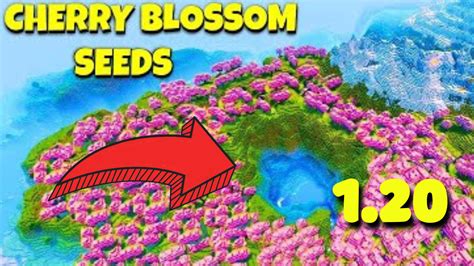 Beautiful Cherry Blossom Seeds For Minecraft Bedrock Edition 1 20 ...